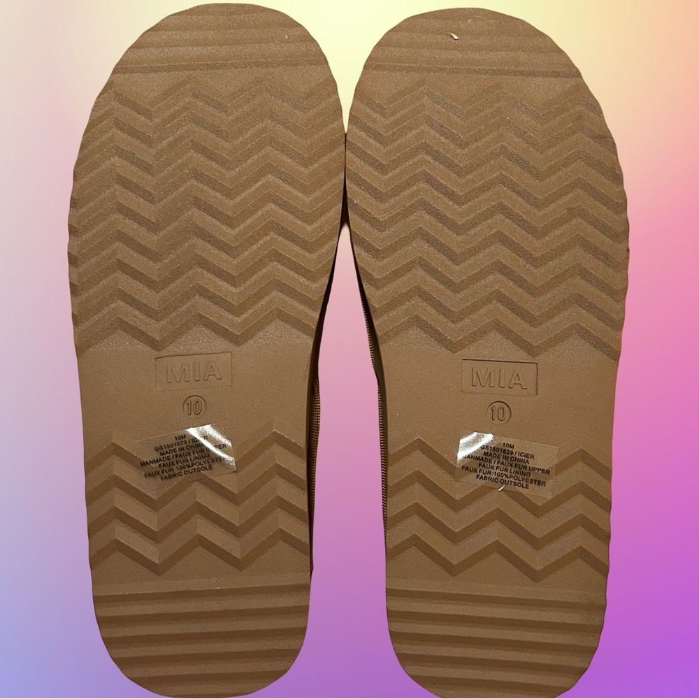 NWT!MIA SLIP ON/REMOVABLE BACK STRAP, CUSHION FOOTBED CLOG W/SHEARLING,SZ 10 - Picture 6 of 16